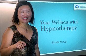 Kemila speaking at Wellness Show 2015