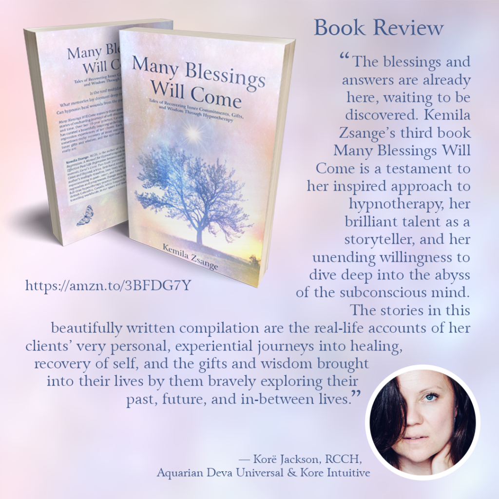 Kore Jackson on Kemila Zsange's book Many Blessings Will Come