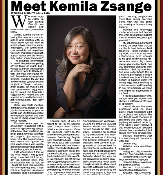 Kemila Zsange Canvas Rebel feature